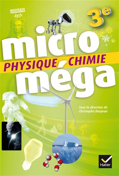 Physique chimie 3e : nouveaux programmes 2016 | Christophe Daujean