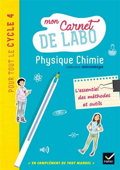 Physique chimie pour tout le cycle 4 : mon carnet de labo | Christophe Daujean, Fabrice Massa