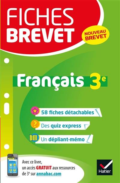 Français 3e : nouveau brevet | Sylvie Dauvin, Jacques Dauvin