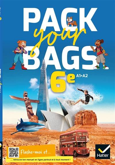 Pack your bags 6e : A1-A2 : livre élève | Elisabeth Jardon, Melanie Auriel