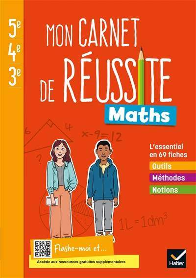 Mon carnet de réussite maths 5e, 4e, 3e | Doyan Ulgar