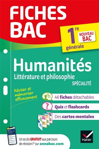 Humanités, littérature et philosophie spécialité, 1re générale : nouveau bac | Fabien Lamouche, Swann Spiès-Pastor, Bérangère Touet