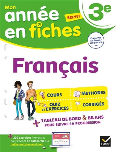 Français 3e, brevet : conforme au dernier programme | Nora Nadifi, Eric Sala