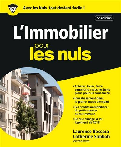 L'immobilier pour les nuls | Laurence Boccara, Catherine Sabbah