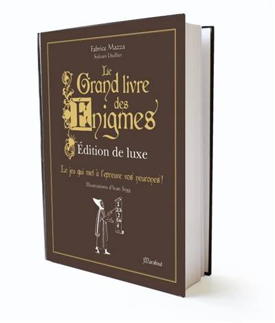 Le grand livre des énigmes : plus de 500 énigmes, casse-tête et jeux de logique : édition de luxe | Fabrice Mazza, Sylvain Lhullier, Ivan Sigg