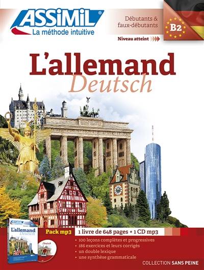 L'allemand, B2 : débutants & faux débutants. Deutsch, B2 : pack MP3 | Bettina Schodel, Maria Roemer, Nicolas Sautel