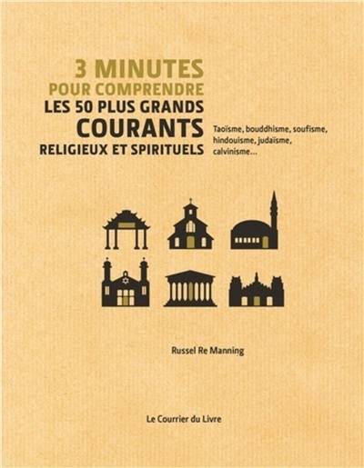 3 minutes pour comprendre les 50 plus grands courants religieux et spirituels : taoïsme, bouddhisme, soufisme, hindouisme, judaïsme, calvinisme... | Russell Re Manning, Antonia Leibovici