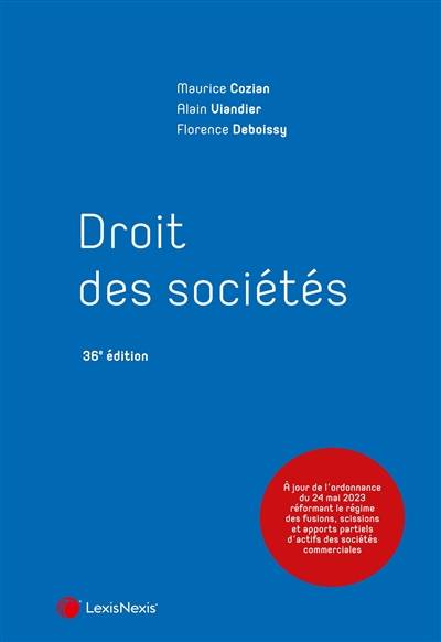 Droit des sociétés | Maurice Cozian, Florence Deboissy, Alain Viandier