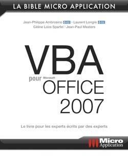 VBA pour Office 2007 | Jean-Philippe Ambrosino, Laurent Longre, Jean-Paul Mesters