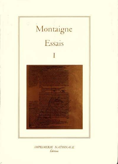 Essais. Vol. 1 | Michel de Montaigne, André Tournon