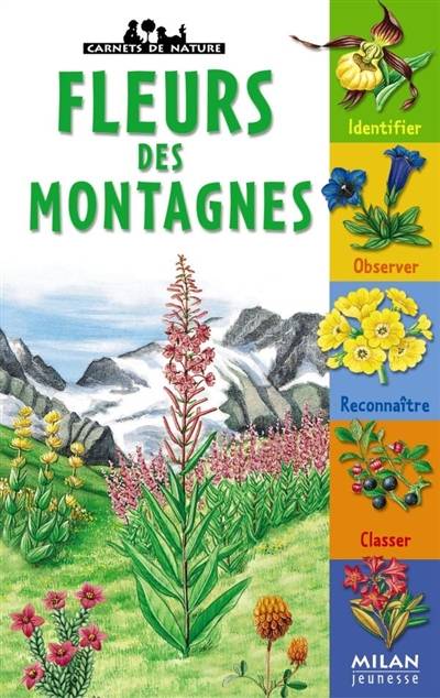 Fleurs des montagnes : identifier, observer, reconnaître, classer | Frédéric Lisak, Nathalie Locoste