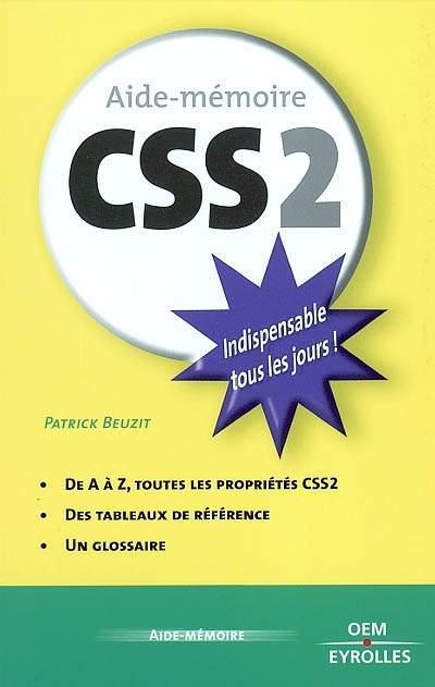 Aide-mémoire CSS 2 | Patrick Beuzit