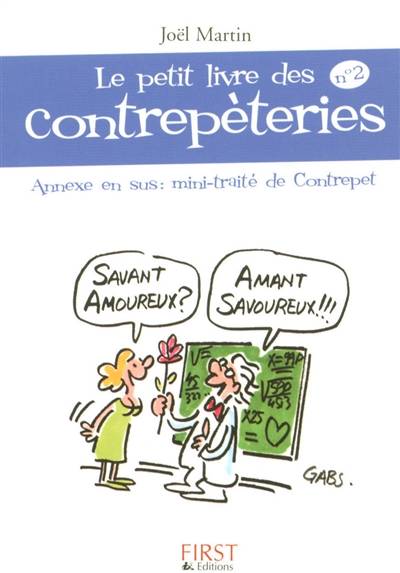 Le petit livre des contrepèteries. Vol. 2 | Joël Martin