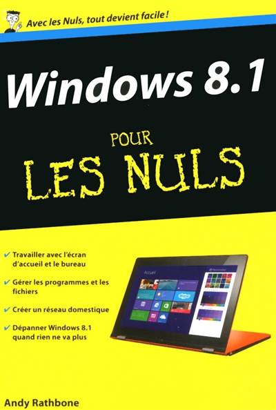 Windows 8.1 pour les nuls | Andy Rathbone