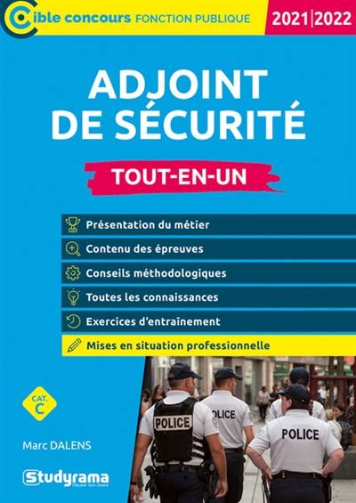 Adjoint de sécurité : tout-en-un, catégorie C : 2021-2022 | Marc Dalens