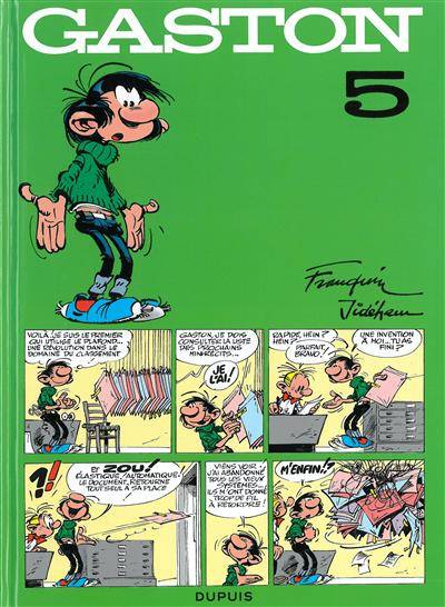 Gaston Lagaffe. Vol. 5. Le lourd passé de Lagaffe | André Franquin, Jidéhem