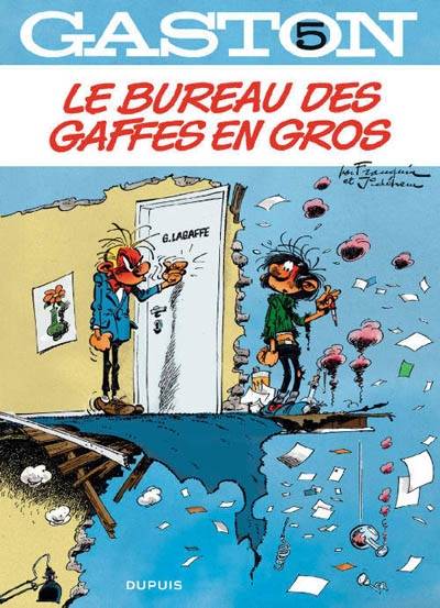 Gaston. Vol. 5. Le bureau des gaffes en gros | André Franquin, Jidéhem