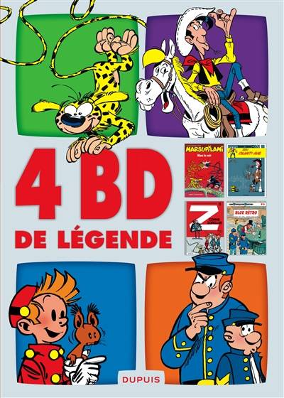 4 BD de légende | Batem, Raoul Cauvin, René Goscinny, Greg, Jidéhem, Willy Lambil, Yann, Morris, André Franquin