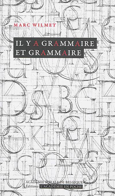 Il y a grammaire et grammaire | Marc Wilmet