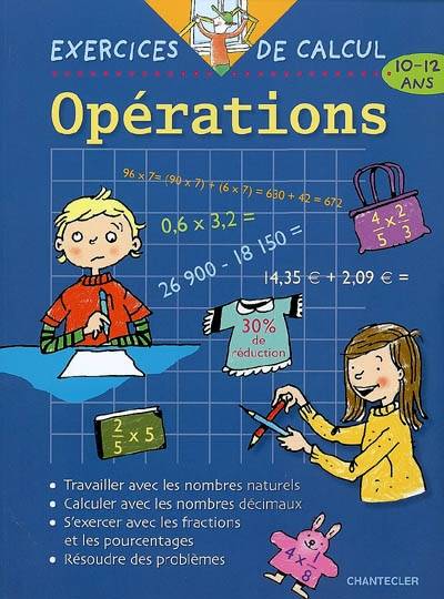 Exercices de calcul : opérations | 