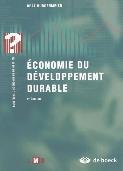 Economie du développement durable | Beat Burgenmeier