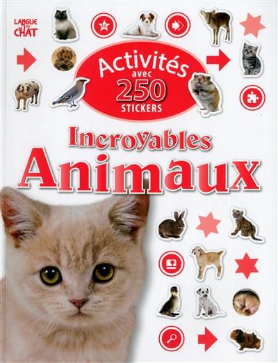 Activités avec 250 stickers incroyables animaux | 