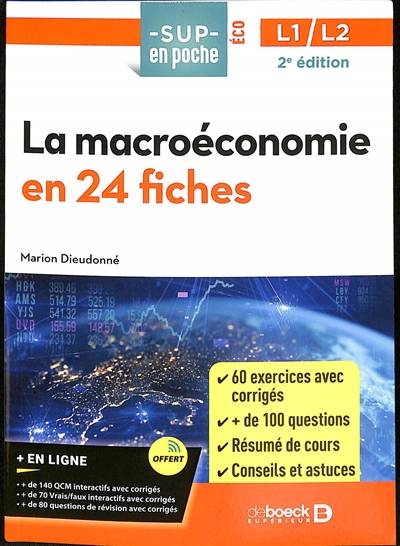 La macroéconomie en 24 fiches : L1, L2 | Marion Dieudonne