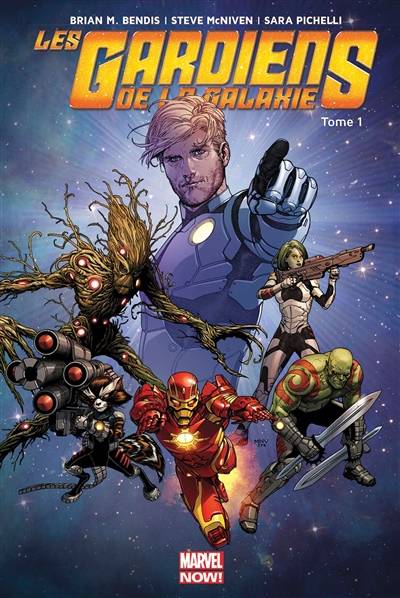 Les gardiens de la galaxie. Vol. 1. Cosmic Avengers | Brian Michael Bendis, Justin Ponsor, Rain Beredo, Javier Rodriguez, Michael Del Mundo, Laurence Belingard