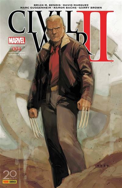 Civil war II, n° 4. Couverture 2 | Brian Michael Bendis, Marc Guggenheim, Declan Shalvey, David Marquez, Ramon F. Bachs, Garry Brown, Justin Ponsor, Ruth Redmond, Jordie Bellaire, Jeremy Manesse