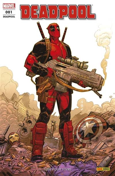 Deadpool, n° 1. Tuer pour vivre | David Baldeon, Skottie Young, Gail Simone, Nic Klein, Scott Hepburn, Matt Horak, Robbie Thompson, Nic Klein, Ian Herring, Brian Reber, Jesus Aburtov, Mathieu Auverdin