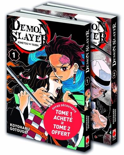 Demon slayer : pack offre découverte (tome 1 & 2) | Koyoharu Gotouge, Arnaud Takahashi