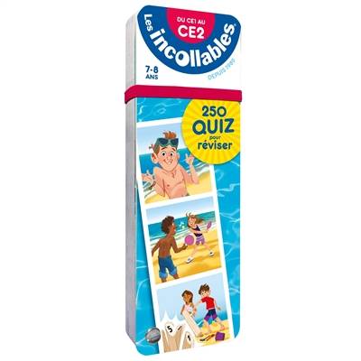 Les incollables : 250 quiz pour réviser : du CE1 au CE2, 7-8 ans | 