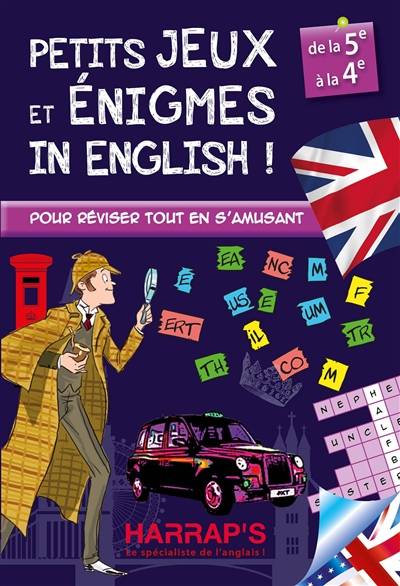 Petits jeux et énigmes in English ! : de la 5e à la 4e | Sandra Lebrun, Olivier Poli