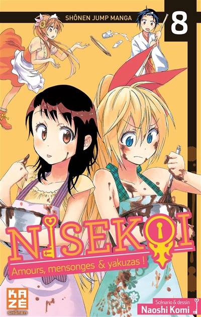 Nisekoi : amours, mensonges & yakuzas !. Vol. 8. De justesse | Naoshi Komi, Lilian Lebrun