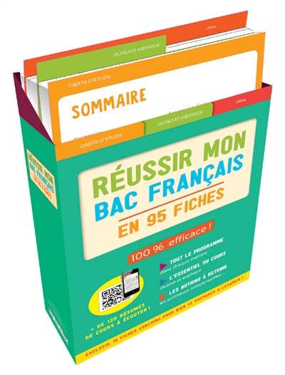 Réussir mon bac français en 95 fiches | 