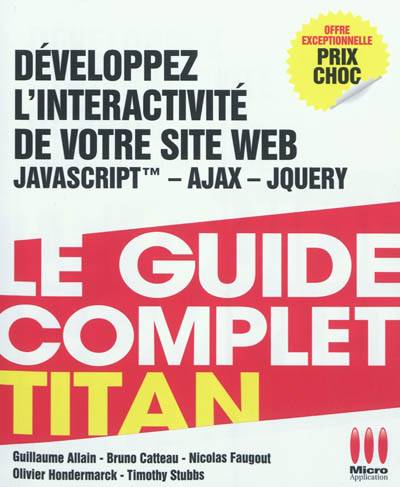 Développez l'interactivité de votre site Web : Javascript, Ajax, Jquery | 