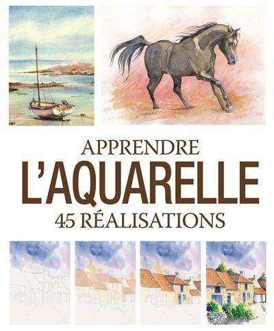 Apprendre l'aquarelle : 45 réalisations | 