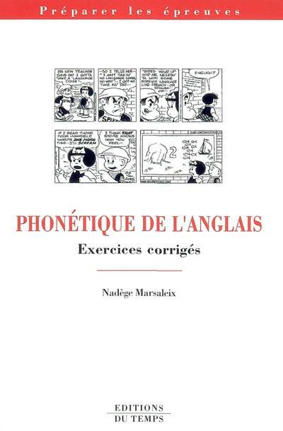 Phonétique de l'anglais : exercices corrigés | Nadege Marsaleix