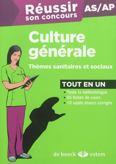 Réussir son concours AS-AP : culture générale | Lisa Azorin, Catherine Fouquet, Sylvain Marchande