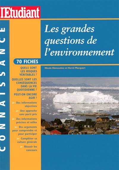 Les grandes questions de l'environnement | Nicole Demoutiez, Herve Macquart