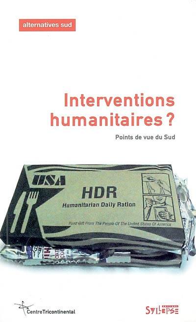 Alternatives Sud, n° 3 (2004). Interventions humanitaires ? : points de vue du Sud | 