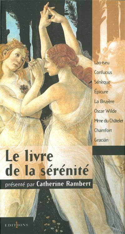 Le livre de la sérénité | Catherine Rambert