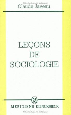 Leçons de sociologie | Claude Javeau