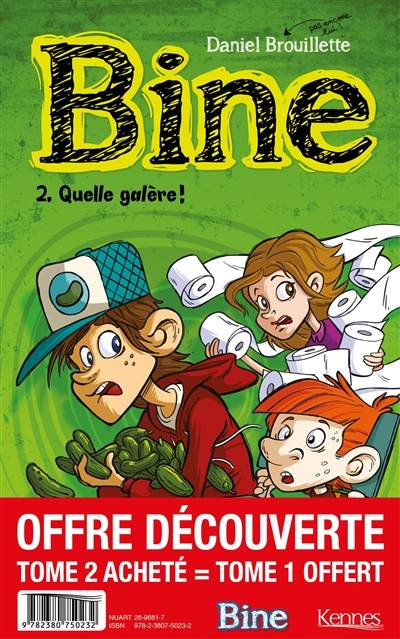 Bine : offre découverte tome 1 + tome 2 | Daniel Brouillette, Daniel Bultreys