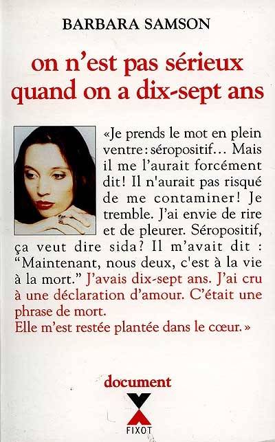 On n'est pas sérieux quand on a dix-sept ans | Barbara Samson, Pietro Fabbrizi