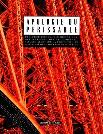 Apologie du périssable | Robert Dulau, Jack Lang