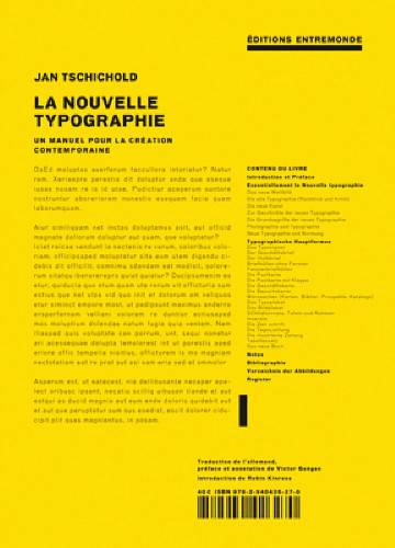 La nouvelle typographie : un manuel pour des créateurs de leur temps | Jan Tschichold, Robin Kinross, Francoise Buschinger, Philippe Buschinger