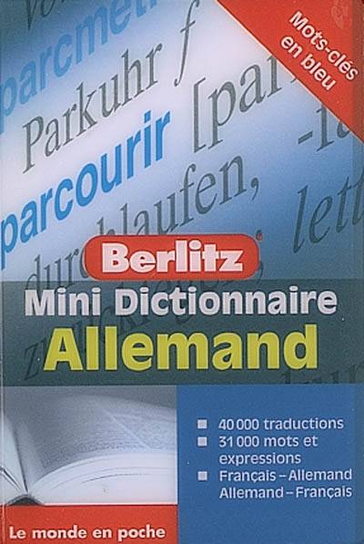 Mini dictionnaire allemand : français-allemand, allemand-français | 