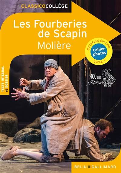 Les fourberies de Scapin : cycle 4 | Molière, Audrey Fredon