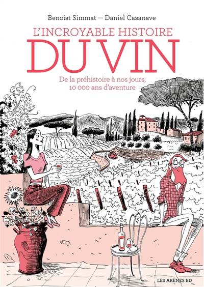 L'incroyable histoire du vin : de la préhistoire à nos jours, 10.000 ans d'aventure | Benoist Simmat, Daniel Casanave, Laurent Muller, Patrice Larcenet, Amélie Lefèvre, Christian Lerolle, Robin Millet